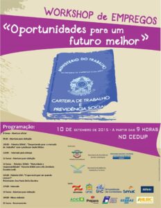 Read more about the article 2º Workshop “Oportunidades para um Futuro Melhor”