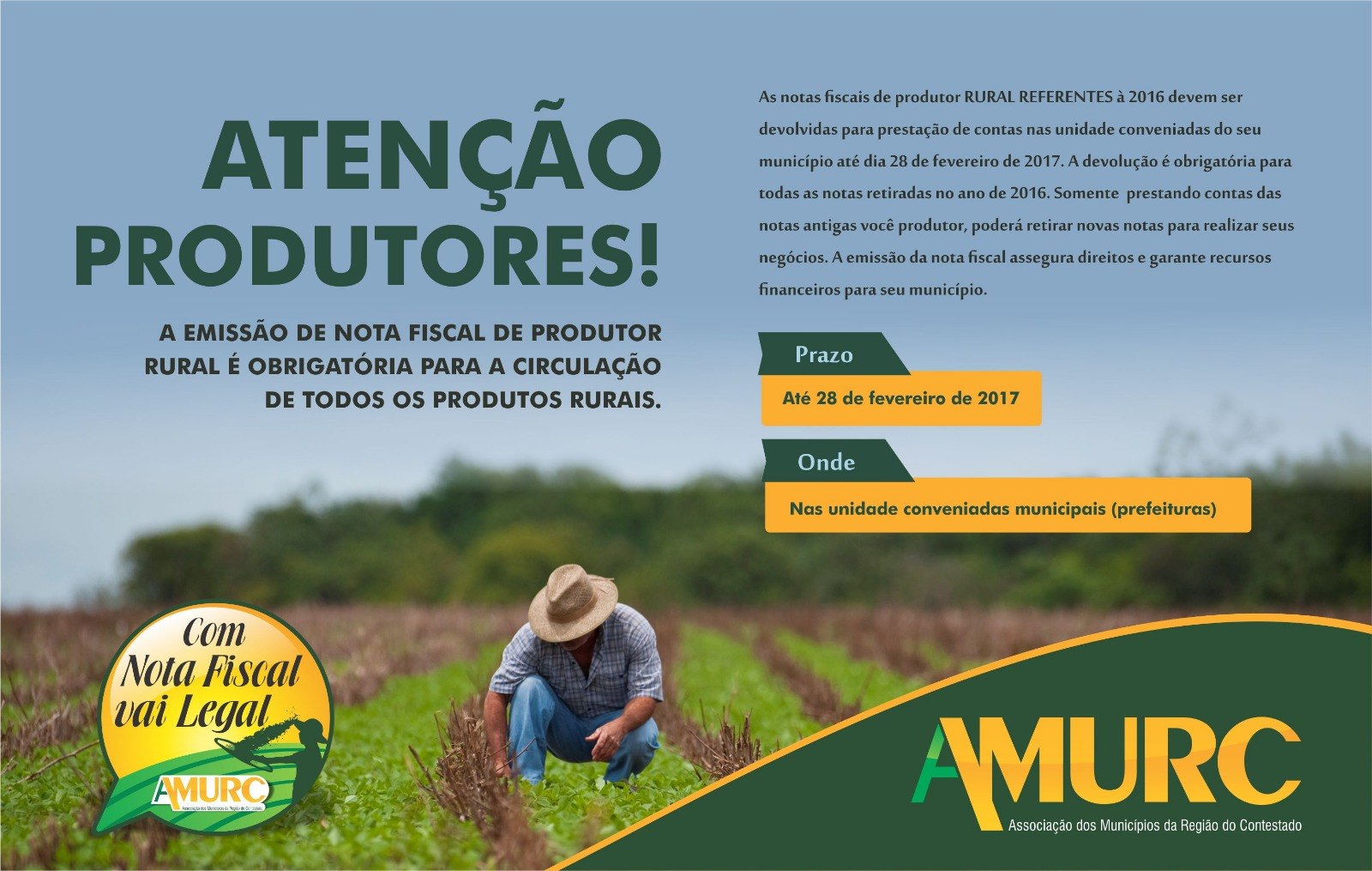 You are currently viewing Atenção Produtores!