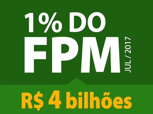 You are currently viewing VALOR DO 1% DO FPM CHEGA A R$ 4 BILHÕES E SERÁ DEPOSITADO