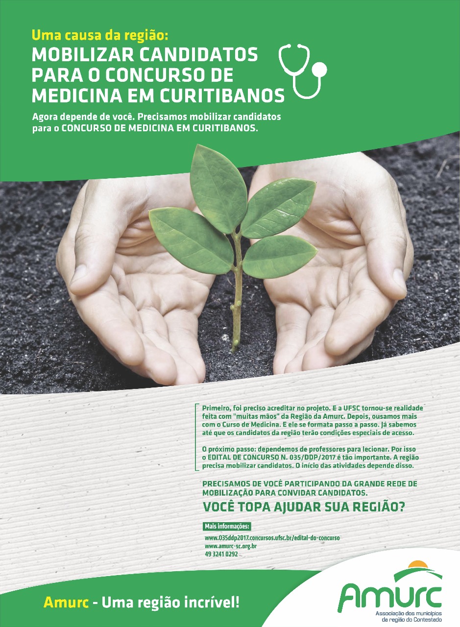 You are currently viewing MOBILIZAR CANDIDATOS PARA O CONCURSO DA MEDICINA EM CURITIBANOS!