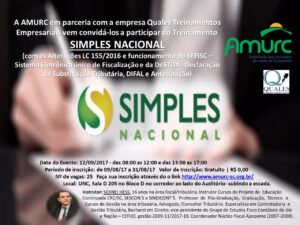 Read more about the article AMURC PROMOVE TREINAMENTO SOBRE O SIMPLES NACIONAL | INSCREVA-SE AQUI