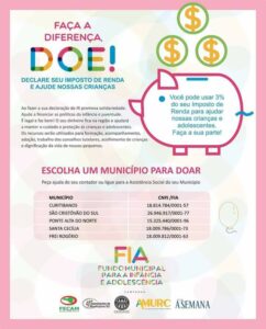 Read more about the article Destine recursos ao Fundo da Infância e Juventude por meio do Imposto de Renda