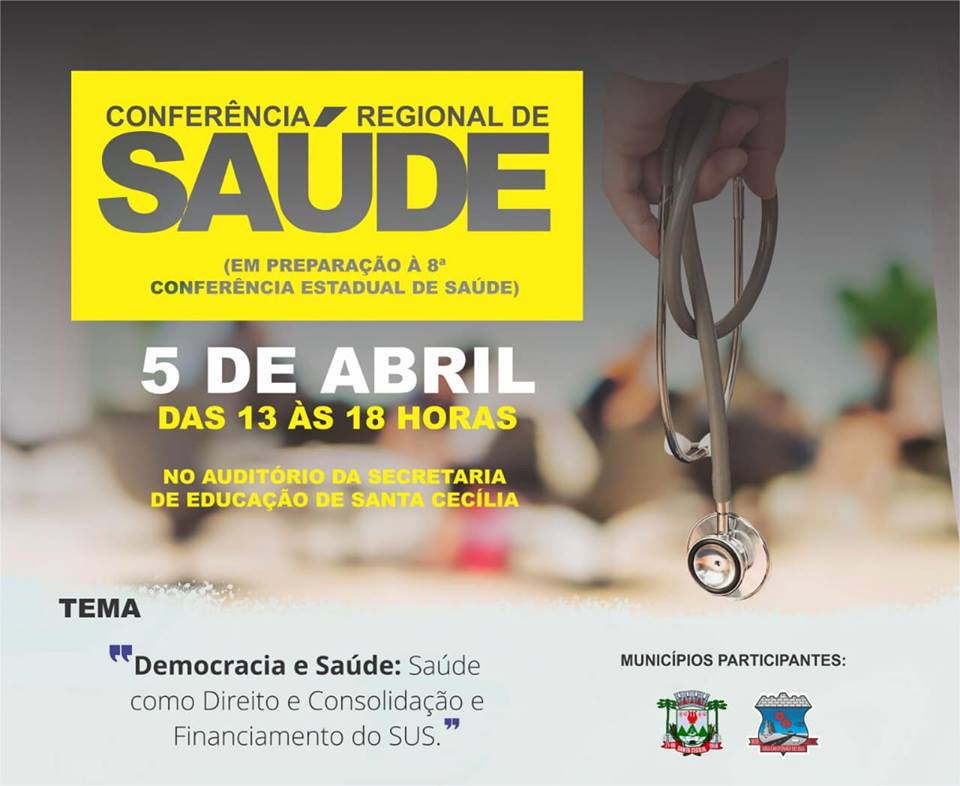 You are currently viewing Conferência Regional de Saúde em Santa Cecília