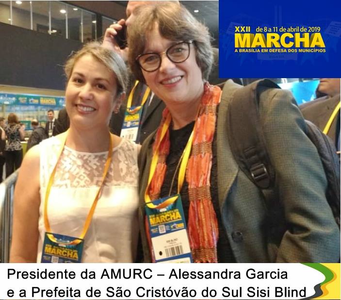 You are currently viewing Presidente da AMURC, prefeita de Santa Cecília, participa de Marcha dos Prefeitos em Brasília