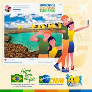 Read more about the article Municípios juntos pelo Turismo: CNM lança campanha para incentivar remarcações de viagens e eventos locais