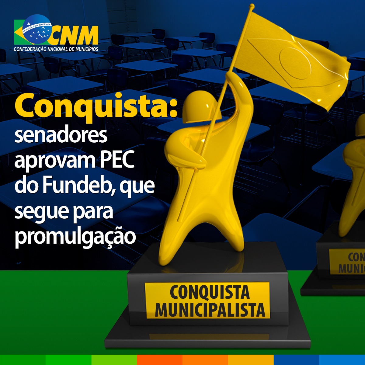 You are currently viewing Conquista: senadores aprovam PEC do Fundeb, que segue para promulgação