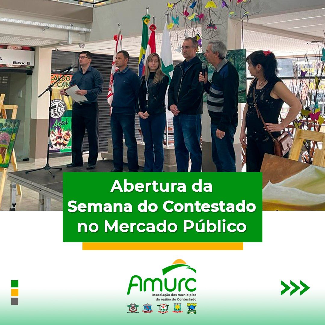 You are currently viewing Abertura da Semana do Contestado no Mercado Público