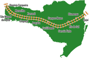 Read more about the article Pedro Uczai fala sobre a Ferrovia da Integração.