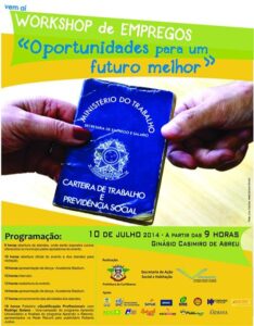 Read more about the article OPORTUNIDADES PARA UM FUTURO MELHOR