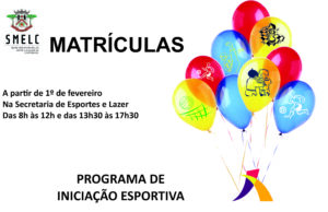 Read more about the article Matrículas a partir de fevereiro para Programa de Iniciação Esportiva