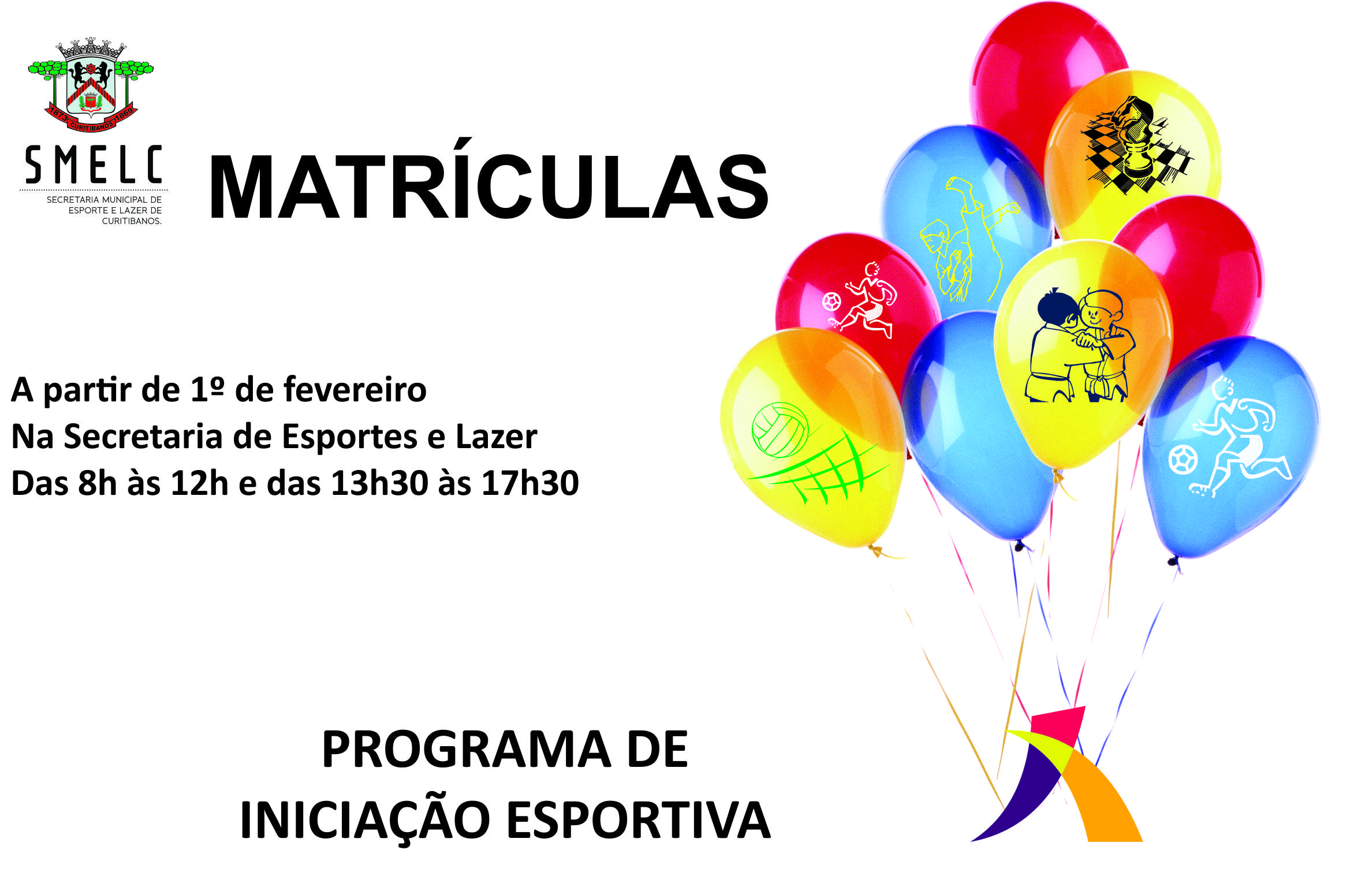 You are currently viewing Matrículas a partir de fevereiro para Programa de Iniciação Esportiva