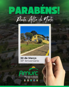 Read more about the article Ponte Alta do Norte comemora 33 anos de emancipação!