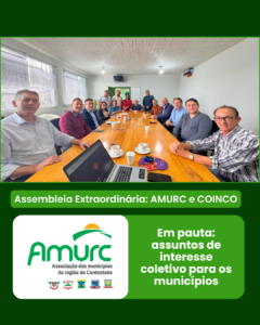 Read more about the article Assembleia Extraordinária: AMURC e COINCO